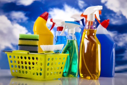 Cleaning team member holding ethical compliance documents