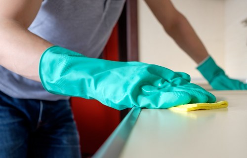 Cleaning estimate details for carpeted property rooms